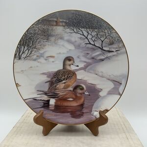 The American Wigeon Plate Living With Nature Series Jerners Ducks 1988 Knowles